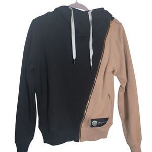 Cirque Du Soleil Small Black & Pink Fleece Zip Hoodie Limited Edition Athlesure